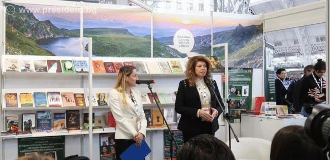 Вицепрезидентът откри Българския щанд на Лондонския панаир на книгата
