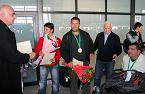 Иван Ценов посрещна българските призьори от Световното първенство по лека атлетика за хора с увреждания