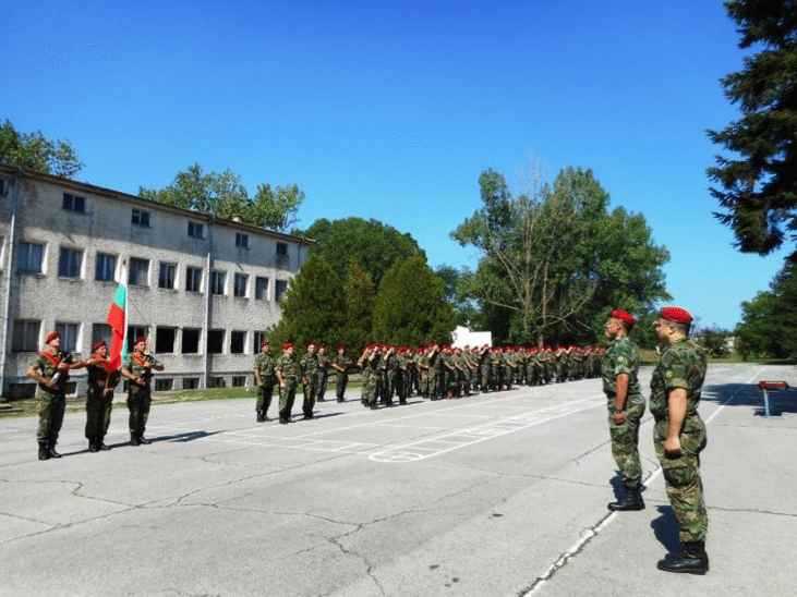 Тържествена церемония по разформироване на рота HELBROC