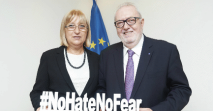 Председателят на Народното събрание Цецка Цачева разговаря с председателя на Парламентарната асамблея на Съвета на Европа Педро Аграмунт