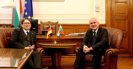 Заместник-председателят на Народното събрание Димитър Главчев се срещна с депутата от Германския Бундестаг Щефан Швартце по повод избора на български практиканти за участие в програмата “Международна парламентарна практика” на Бундестага