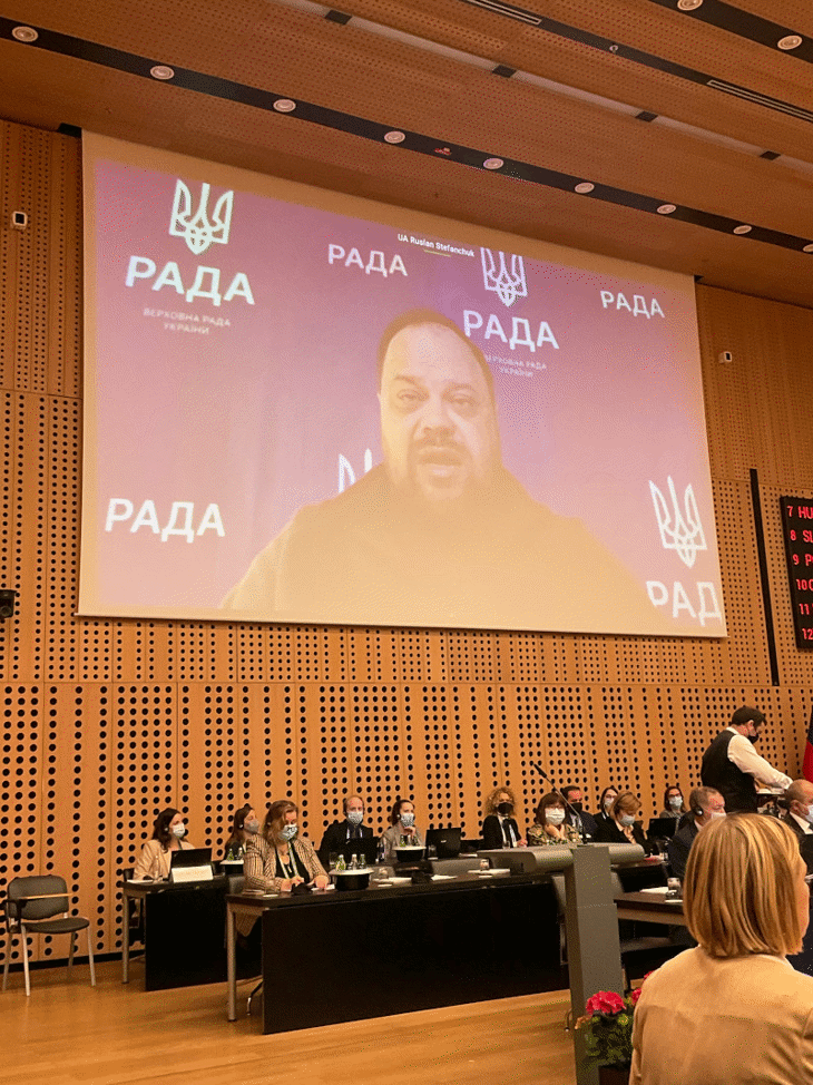 Председателят на Народното събрание Никола Минчев направи изказване на Конференцията на председателите на парламенти на държавите-членки от ЕС по темата „Европейският съюз като гарант за стабилността, сигурността и просперитета в региона (и извън него)“