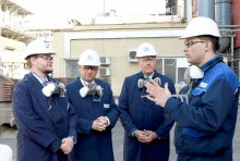 Министър Теодор Седларски на работно посещение в „Аурубис България“