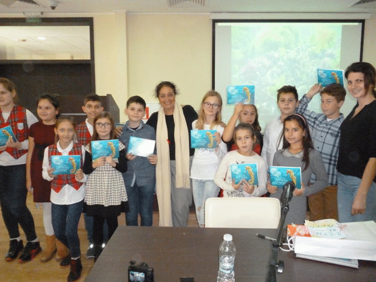 Книжката „Моето Черно море“ беше представена пред ученици в Бургас