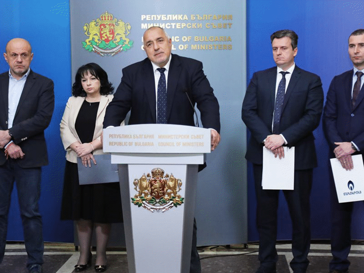 Премиерът Бойко Борисов: Цената на природния газ за България намалява с над 40 %