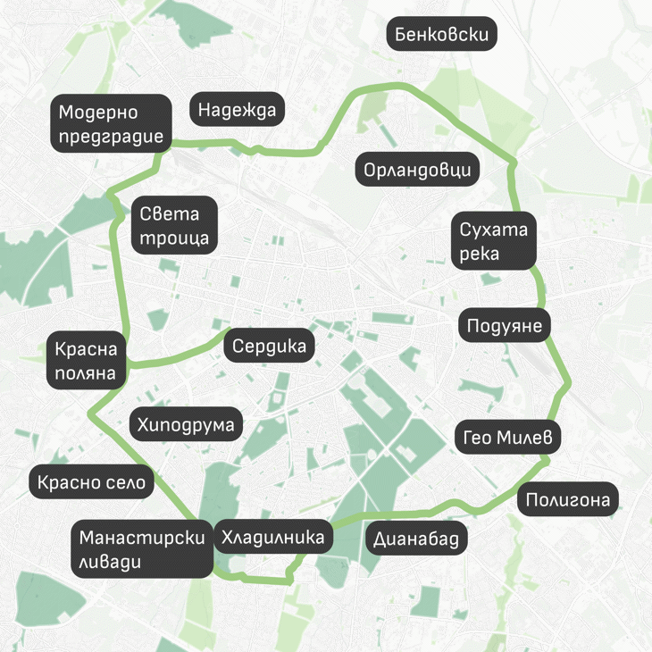 Зеленият ринг: София подготвя следващите стъпки за реализация на най-големия линеен парк