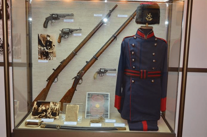 Историята на Министерството на вътрешните работи от 1879 г. до края на ХХ век е подредена в Музея на МВР