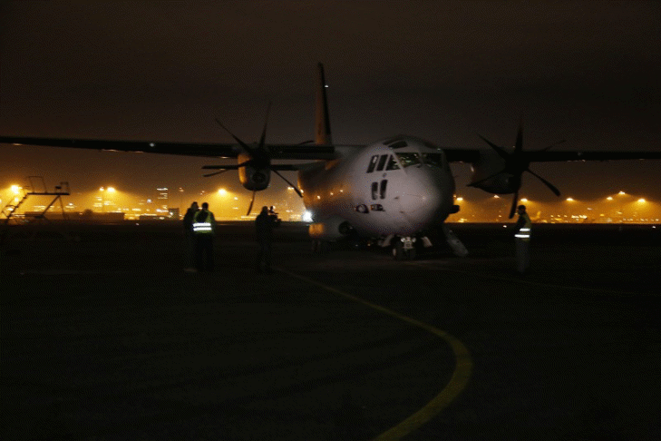 Самолет C-27J „Спартан” изпълни задача по осигуряване на въздушен транспорт при възникнала донорска ситуация