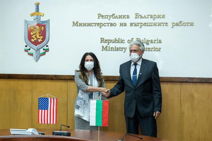 Министърът на вътрешните работи проведе среща с посланика на Съединените американски щати в София