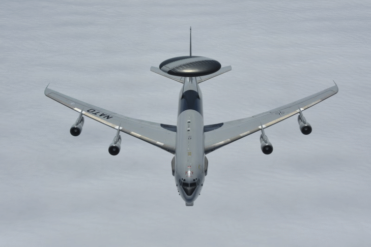 Статичен показ на самолет на НАТО E-3A (AWACS) ще се състои на летище София
