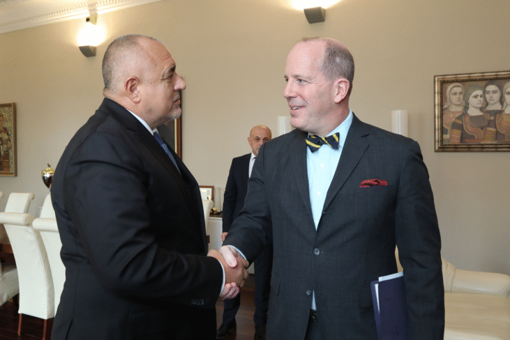 Министър-председателят Бойко Борисов се срещна с помощник държавния секретар на САЩ Кристофър Форд