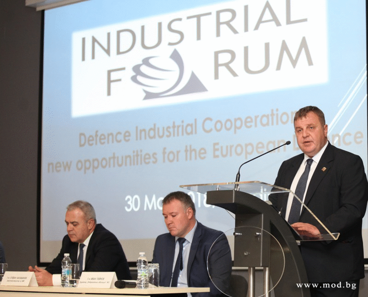 Министърът на отбраната Красимир Каракачанов: Европейска програма за промишлено развитие в областта на отбраната открива възможности за изграждането на отбранителни способности