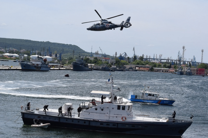 Демонстрация на способности на Военноморските сили се проведе днес в рамките на курса „Предизвикателства пред сигурността в морските зони на ЕС