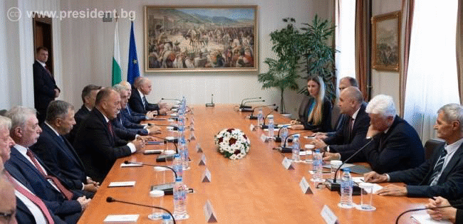 Президентът Румен Радев се срещна с ръководството на Националния съюз „Безопасност и охрана“