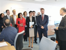 Министър Седларски посети Център за иновации в сградните технологии на Siemens България