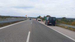 За ремонт на фуга временно се променя организацията на движение по участък от АМ „Марица“ в района на Харманли