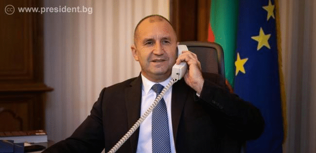 Румен Радев: В диалога си с Република Северна Македония България отстоява ценностите на Европейския съюз