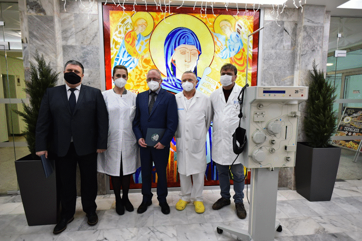 Aсоциацията на прокурорите и Камарата на следователите в България дариха апарат за плазмафереза на УМБАЛ „Света Марина" във Варна