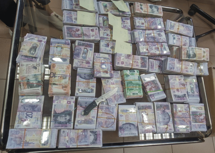 Районна прокуратура – Видин ръководи разследване за незаконно пренасяне през границата на страната на над 240 000 британски лири