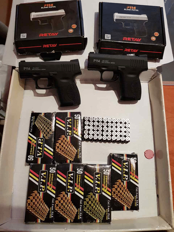 Контрабандни газови пистолети и патрони задържаха митнически служители на МП Капитан Андреево