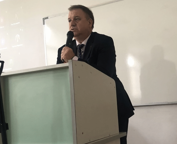 Районният прокурор на гр. Пловдив Чавдар Грошев изнесе доклад пред участниците в международна научна конференция по право в ПУ „Паисий Хилендарски“