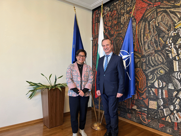 Среща на заместник-министъра на външните работи г-н Ради Найденов с посланика на Индонезия Н.Пр. г-жа Листиана Оперананта