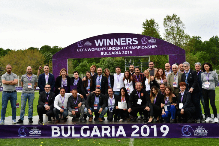 UEFA thanked Bulgaria for the excellent organization of UEFA WU 17 European championship final tournament