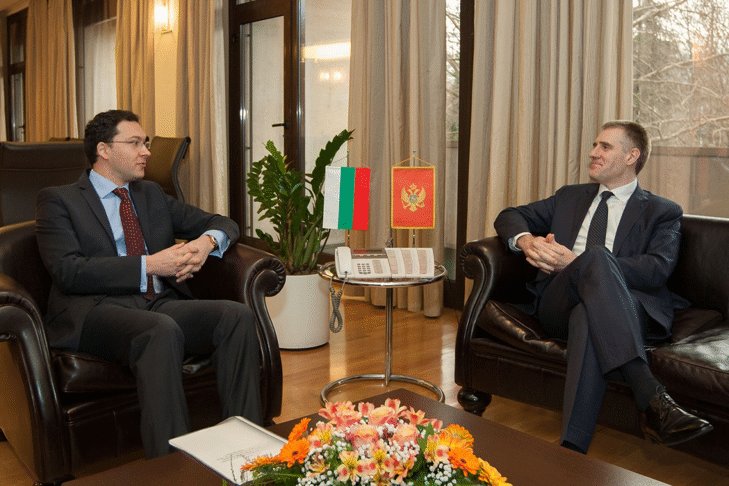 Евро-атлантическата интеграция на Черна гора и социалното сътрудничество във фокуса на разговорите на министър Митов и министър Лукшич