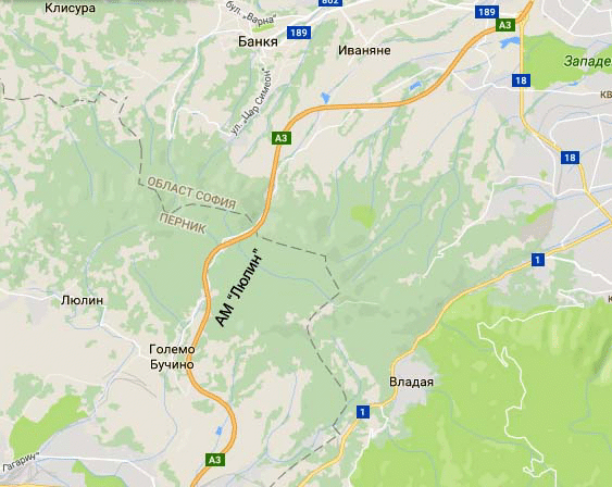 До 12 май се намалява скоростта на движение при 12-ти км на АМ „Люлин“ поради ремонт на високоволтов кабел