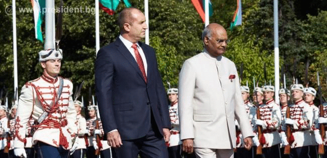 Румен Радев и Рам Натх Ковинд: България и Индия ще затвърдят традиционното си приятелство с нова динамика в двустранния икономически обмен