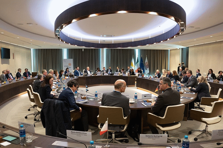Acting Prosecutor General Borislav Sarafov is in The Hague to participate in the 20th meeting of the Consultative Forum of European Union General Prosecutors