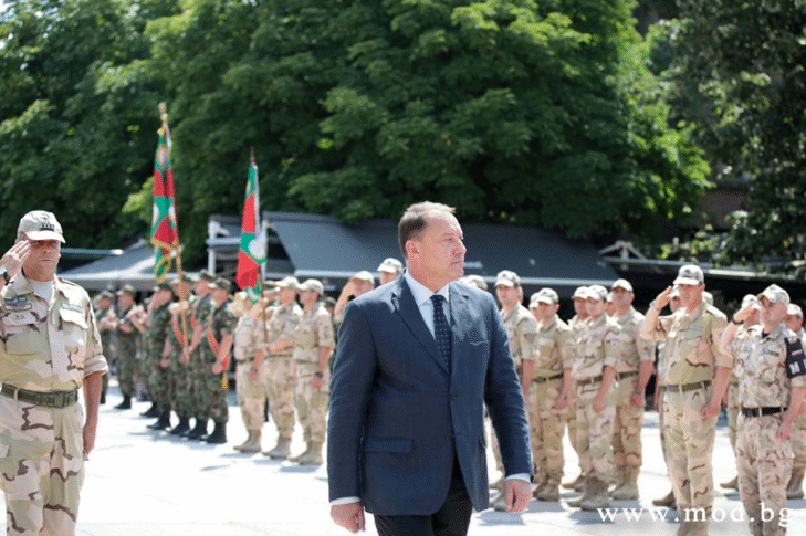 Министърът на отбраната Ангел Найденов пред 26-ия български контингент: Защитихте отново името и честта на българските въоръжени сили