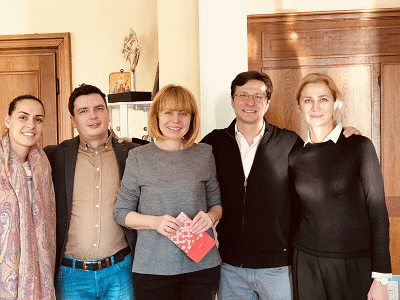 Кметът Йорданка Фандъкова и маестро Максим Ешкенази обсъдиха пилотен проект за класическа музика