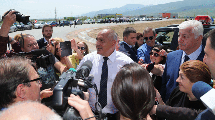 Премиерът Борисов направи инспекция на пътя Пловдив - Асеновград