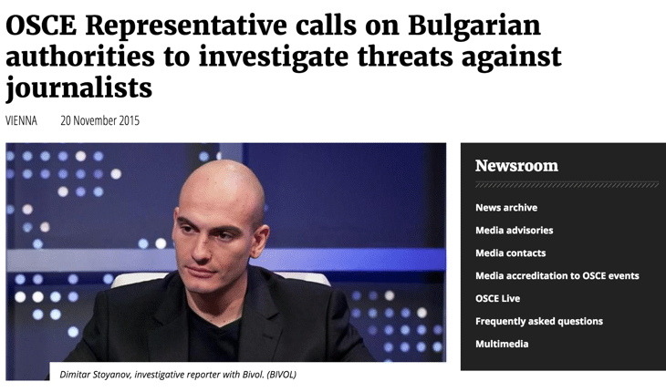 Димитър Стоянов: “Медийната среда в България е ненормална и отчайваща”