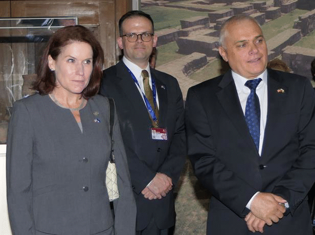 Среща на министър Валентин Радев със заместник - секретаря по вътрешна сигурност на САЩ Клеър Грейди