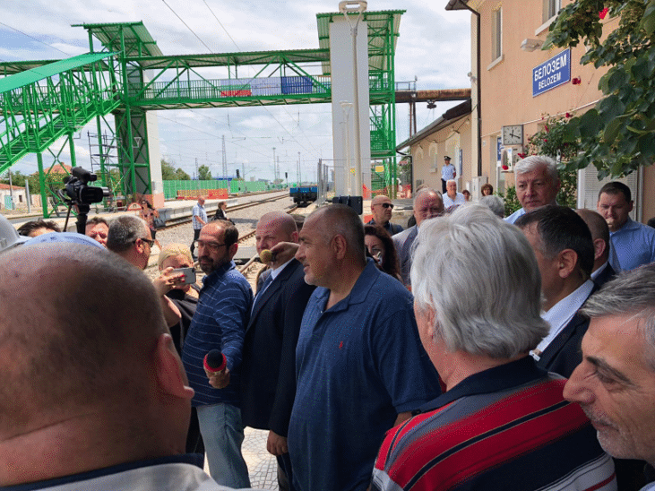 Премиерът Бойко Борисов: Правителството продължава приоритетно с инвестиционната програма в жп транспортната инфраструктура