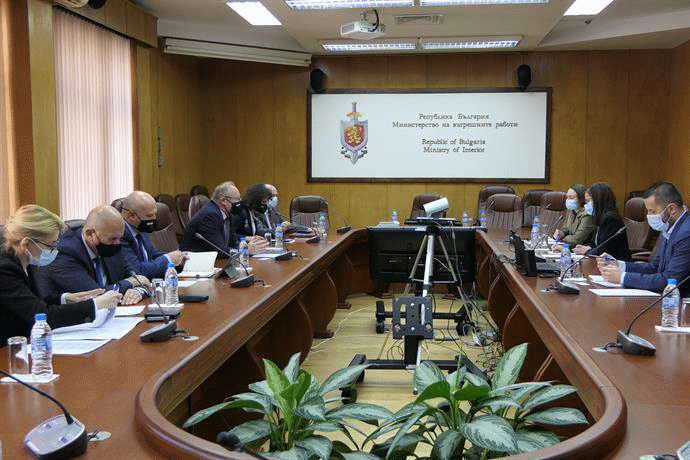 Ръководството на МВР проведе среща с представители на Организацията за сигурност и сътрудничество в Европа