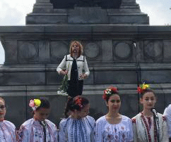 Омбудсманът Мая Манолова се поклони пред подвига на Христо Ботев в Русе