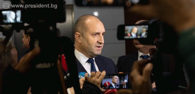 Президентът Румен Радев: Нуждаем се час по-скоро от работещ парламент, който да възобнови законодателната дейност и да даде устойчиво решение на политическата криза