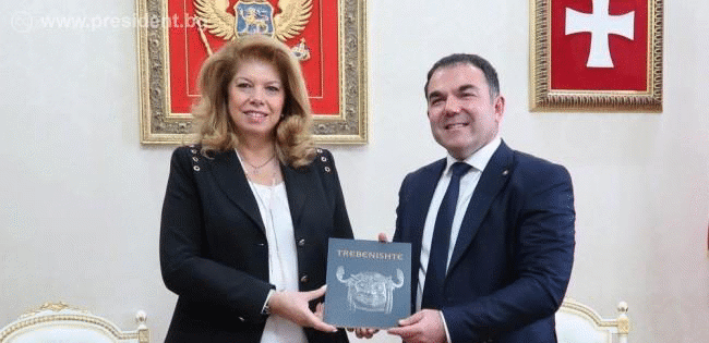 Съвместни инициативи между България и Черна гора обсъдиха вицепрезидентът Илияна Йотова и министърът на културата Тамара Вуйович