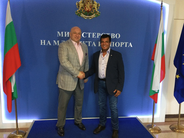 Министър Кралев се срещна с Авиноам Катриели, президент на Двунационалната Търговска Камара България – Израел