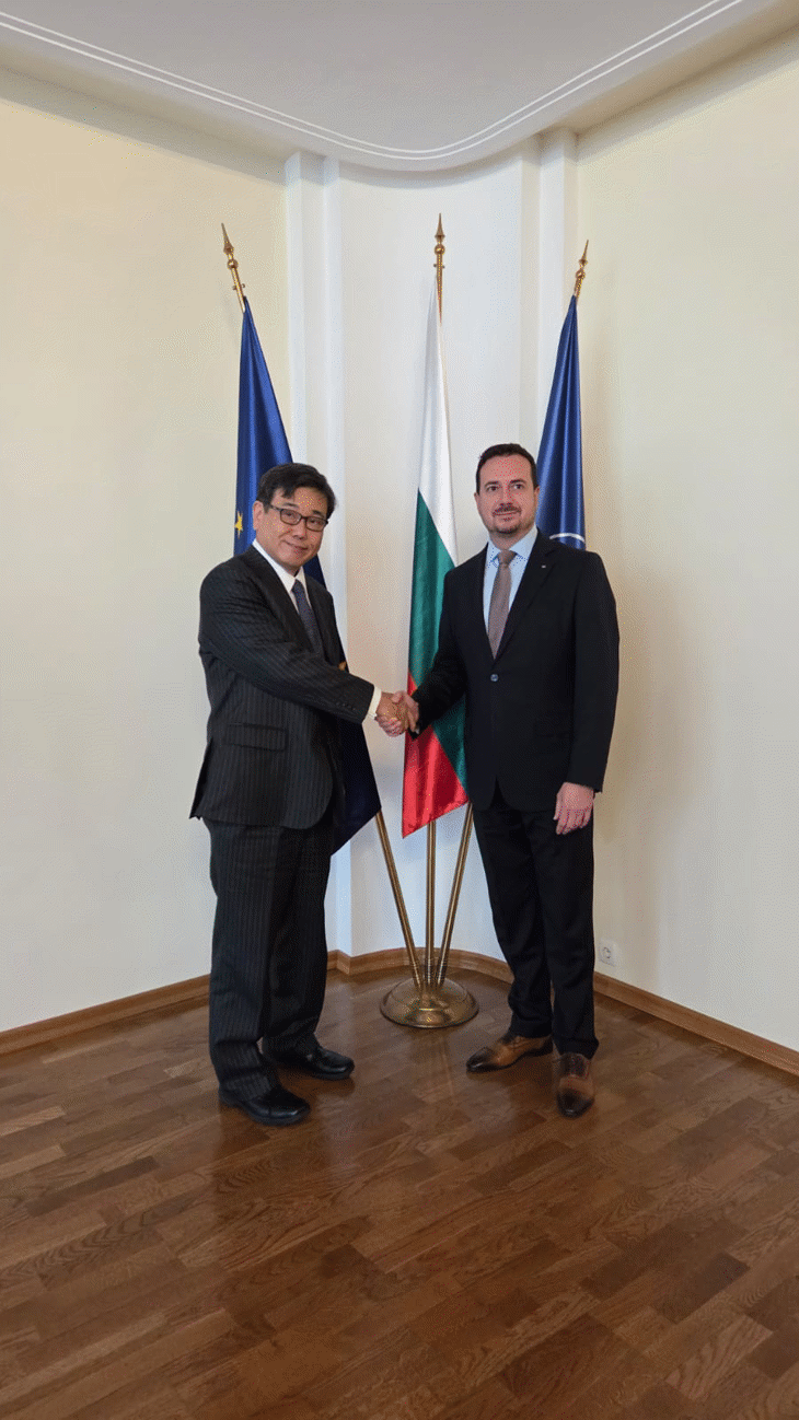 Заместник-министър Николай Павлов прие копията на акредитивните писма на новоназначения посланик на Япония в България