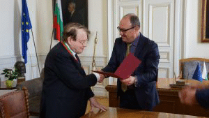 БАН удостои проф. Люк Монтание с Отличителен знак