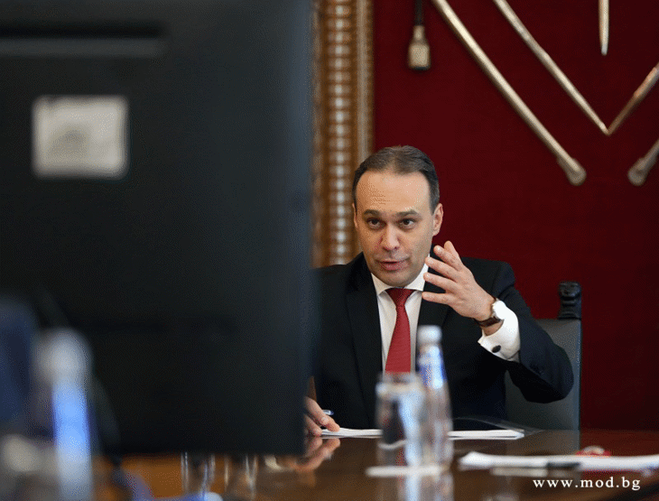 Министърът на отбраната Драгомир Заков участва във видеоконферентен разговор с министрите на отбраната на Грузия, Полша, Румъния, Турция и Украйна