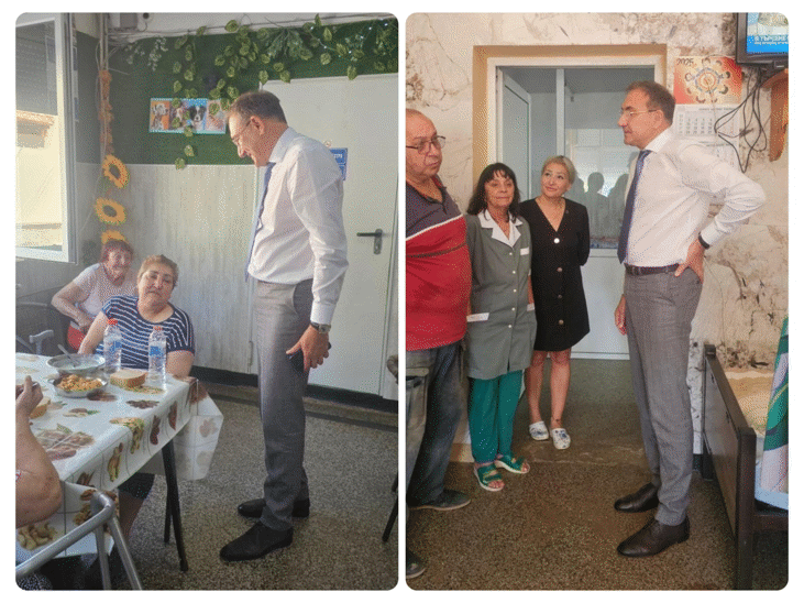 Министър Гуцанов Направи Изненадваща Проверка На Дома За Хора С Деменция В Бистрилица