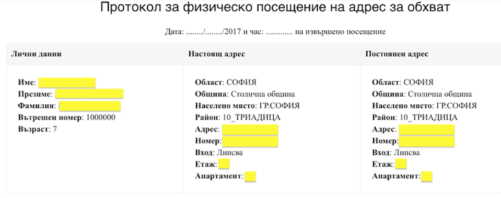 Публичното излагане на личните данни на 1 249 037 деца е абсолютен факт