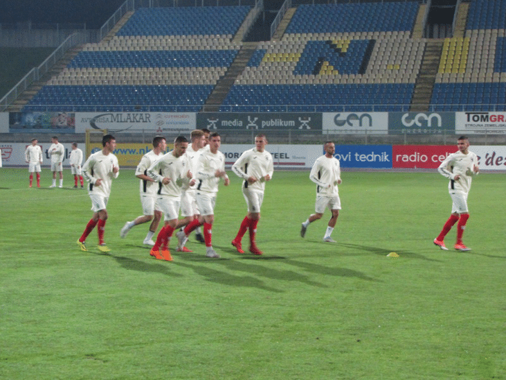България U21 с официална тренировка в Целие