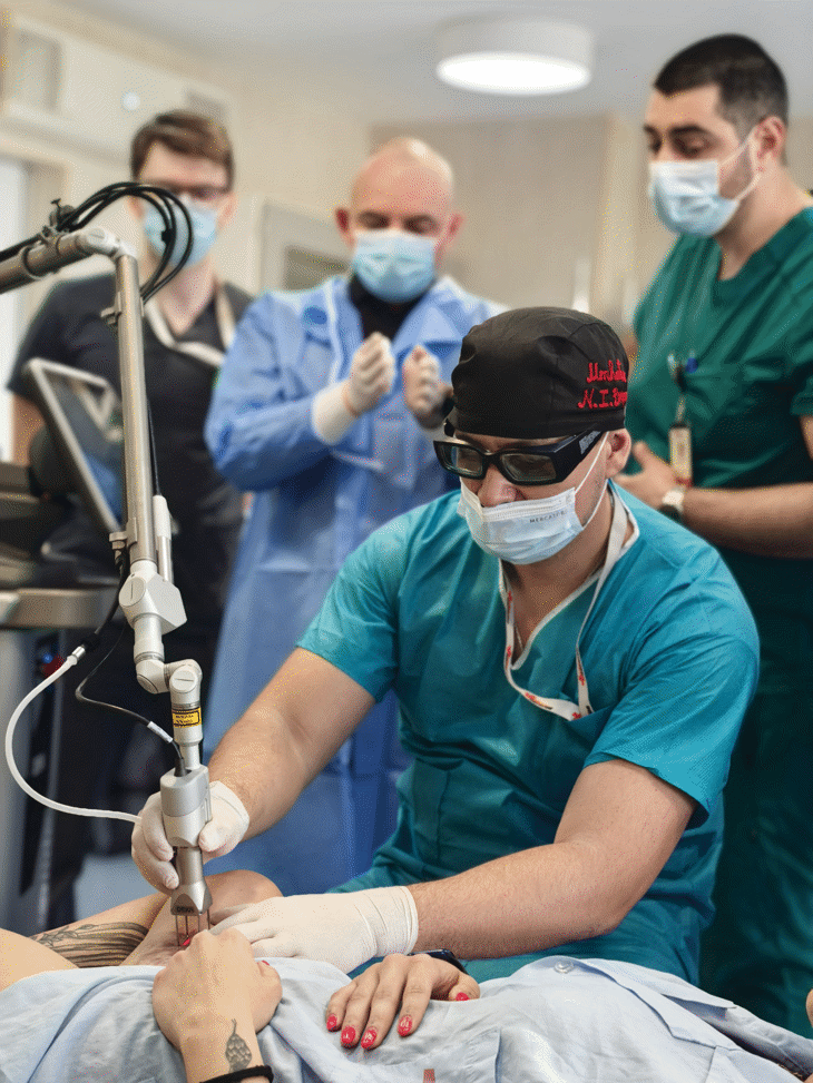 "Пирогов" с последно поколение хибриден CO 2 лазер