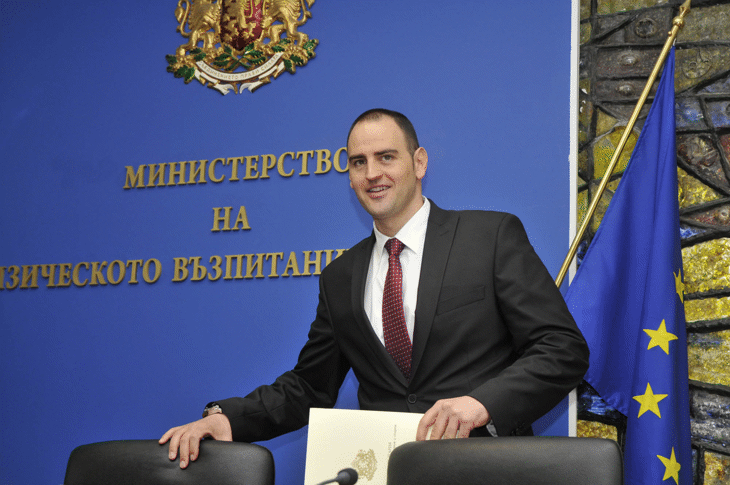 Министърът на спорта Петър Стойчев представи екипа си